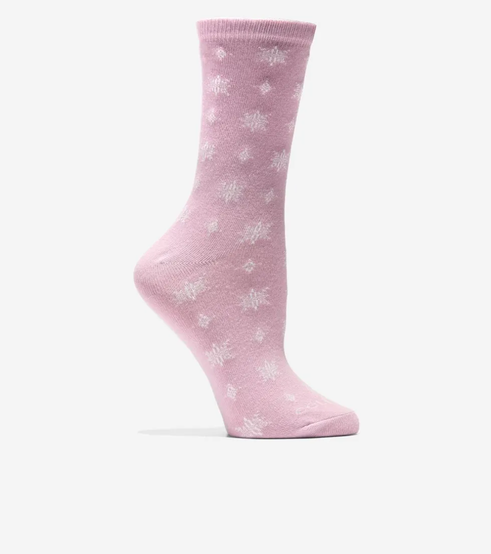 Cole Haan Socks*4 Pack Snowflake Giftbox Mauve