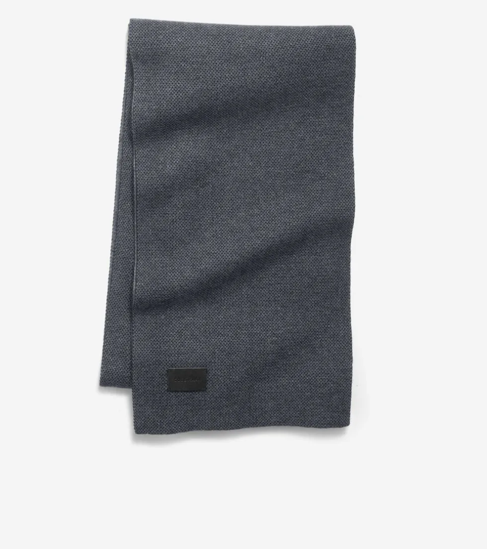 Cole Haan Hats, Gloves, & Scarves|Hats, Gloves, & Scarves*Birdseye Knit Scarf CaviarGray