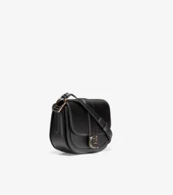 Cole Haan Crossbody Bags*Essential Mini Saddle Bag Black