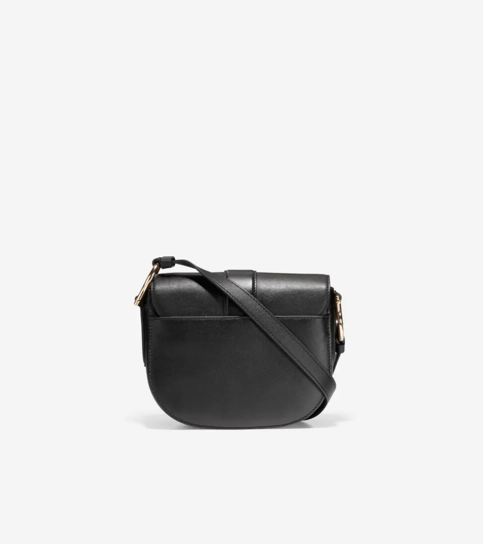 Cole Haan Crossbody Bags*Essential Mini Saddle Bag Black