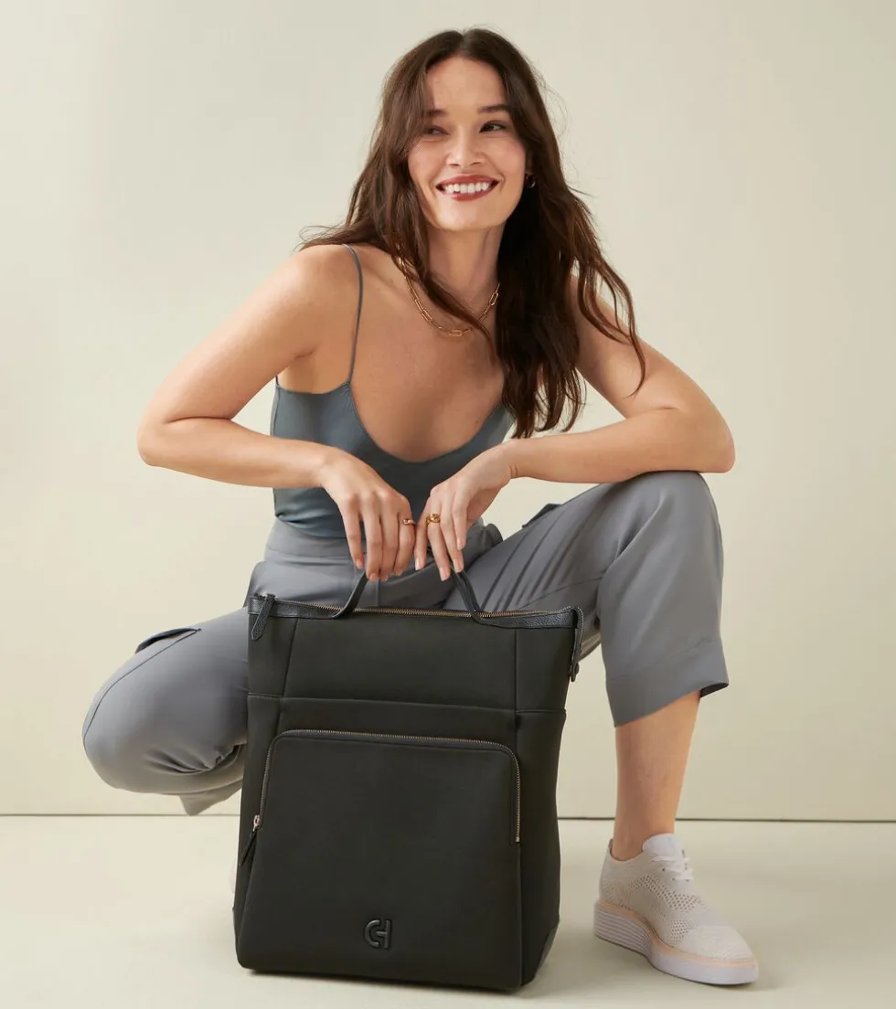 Cole Haan Backpacks*Grand Ambition Neoprene Backpack Black