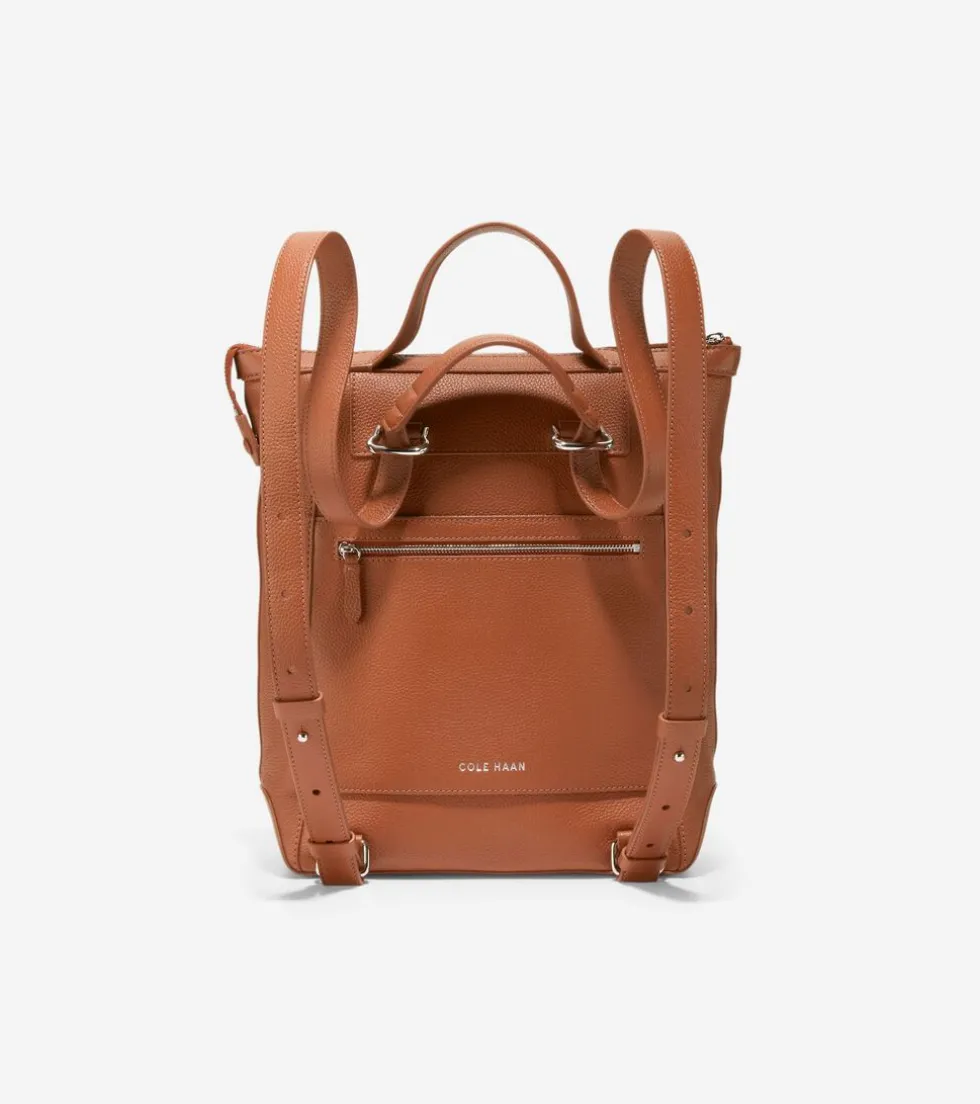 Cole Haan Backpacks*Grand Ambition Small Convertible Luxe Backpack NewBritishTan