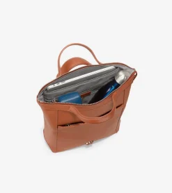 Cole Haan Backpacks*Grand Ambition Small Convertible Luxe Backpack NewBritishTan