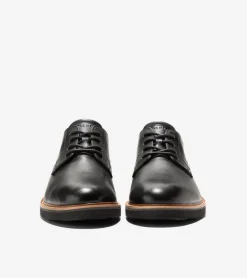 Cole Haan Dress Shoes|Oxfords*Men's American Classics Montrose Plain Toe Oxfords Black-DarkChocolate