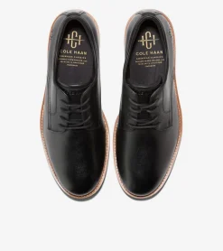 Cole Haan Dress Shoes|Oxfords*Men's American Classics Montrose Plain Toe Oxfords Black-DarkChocolate