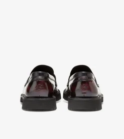 Cole Haan Extended Sizes & Widths|Dress Shoes*Men's American Classics Penny Loafer DeepBurgundy-Black