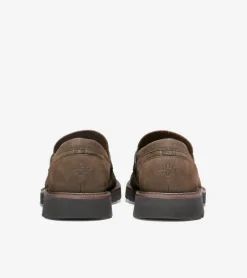 Cole Haan Loafers & Drivers*Men's American Classics Penny Loafer DeepOlive-DarkChocolate