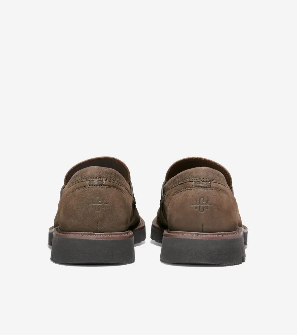 Cole Haan Loafers & Drivers*Men's American Classics Penny Loafer DeepOlive-DarkChocolate