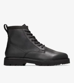 Cole Haan Extended Sizes & Widths|Boots*Men's American Classics Waterproof Plain Toe Boots Black