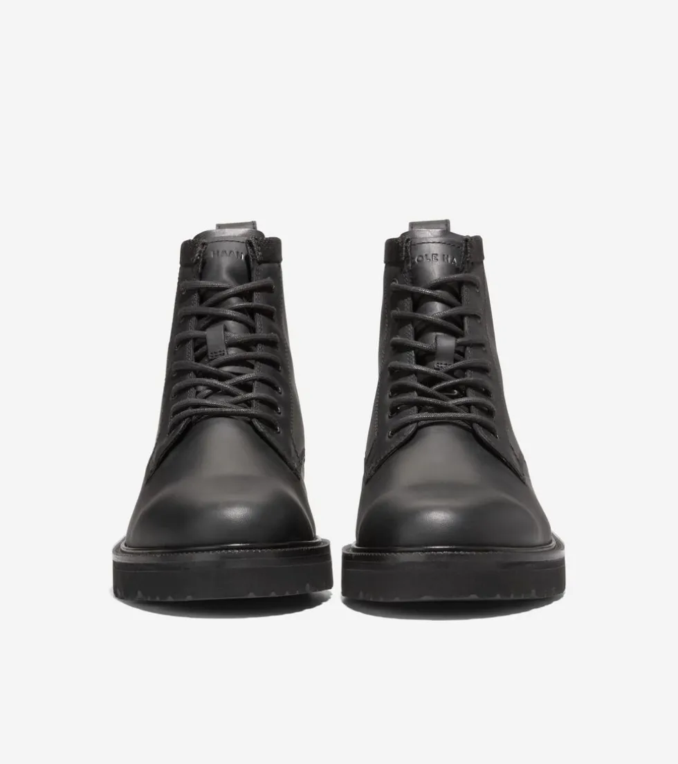Cole Haan Extended Sizes & Widths|Boots*Men's American Classics Waterproof Plain Toe Boots Black
