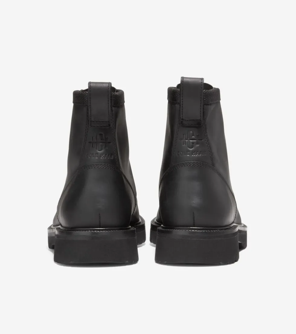Cole Haan Extended Sizes & Widths|Boots*Men's American Classics Waterproof Plain Toe Boots Black