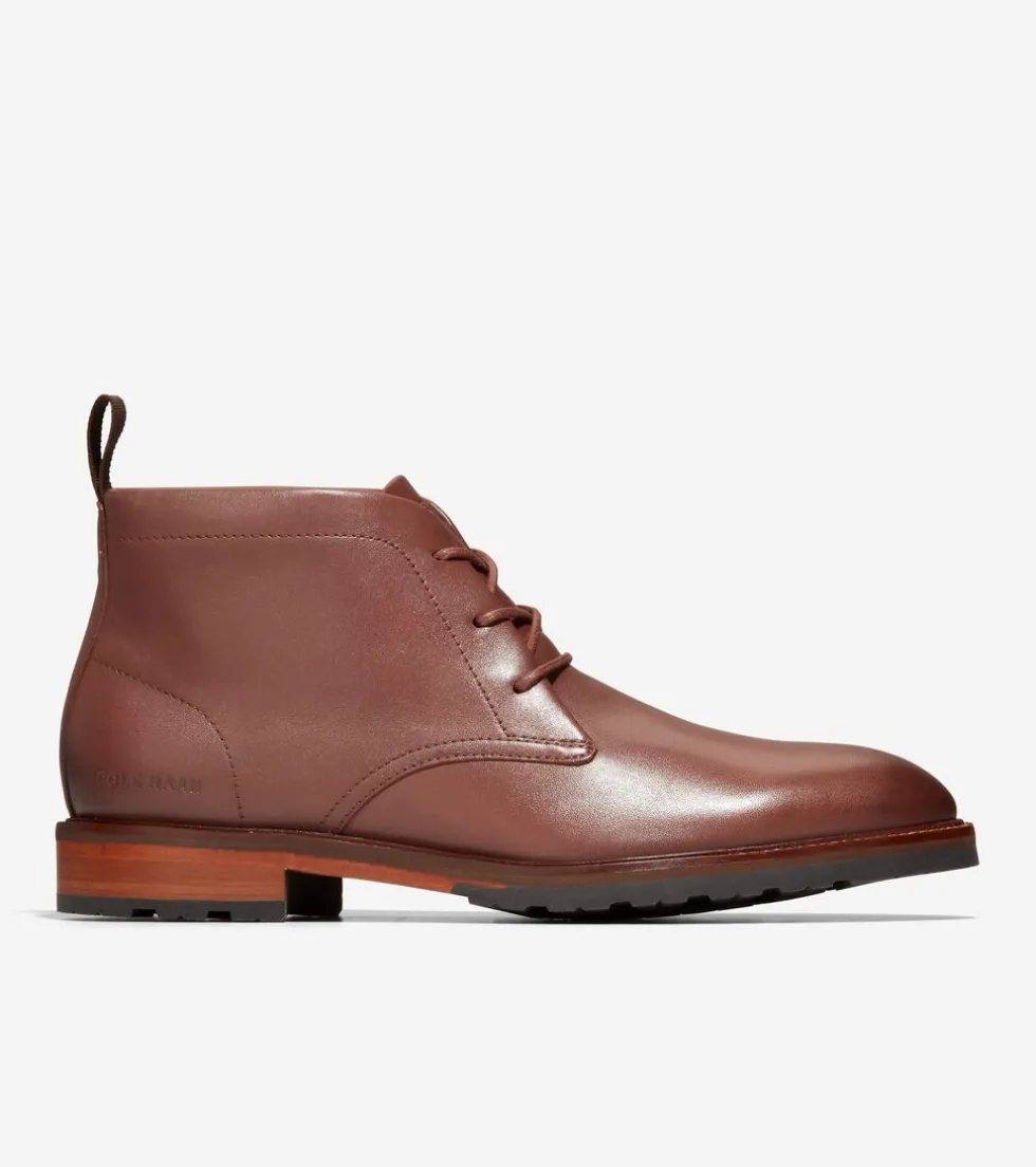 Cole Haan Dress Shoes|Boots*Men's Berkshire Lug Water-Resistant Chukka Boot DarkSequoia-Natural