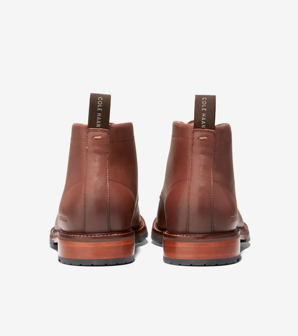 Cole Haan Dress Shoes|Boots*Men's Berkshire Lug Water-Resistant Chukka Boot DarkSequoia-Natural