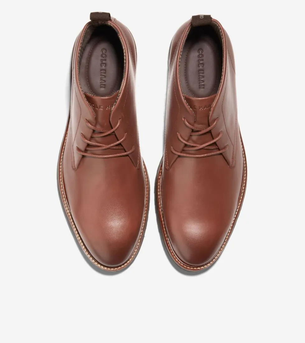 Cole Haan Dress Shoes|Boots*Men's Berkshire Lug Water-Resistant Chukka Boot DarkSequoia-Natural