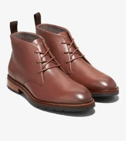 Cole Haan Dress Shoes|Boots*Men's Berkshire Lug Water-Resistant Chukka Boot DarkSequoia-Natural