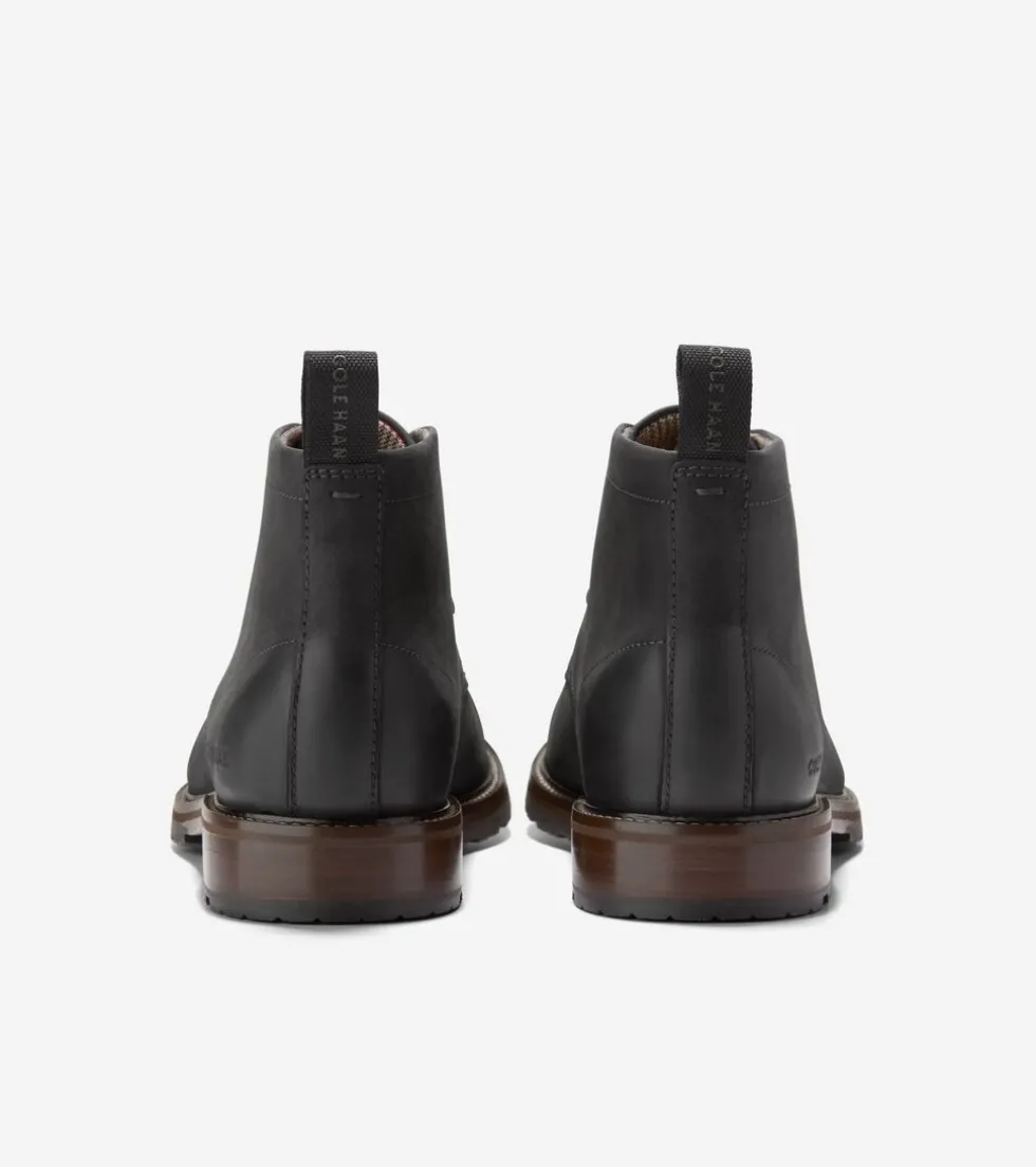 Cole Haan Dress Shoes|Boots*Men's Berkshire Lug Water-Resistant Chukka Boots WaxyBlack-Truffle