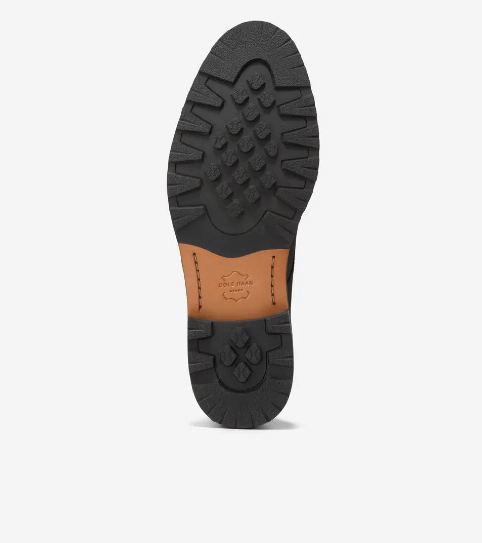 Cole Haan Dress Shoes|Boots*Men's Berkshire Lug Water-Resistant Chukka Boots WaxyBlack-Truffle