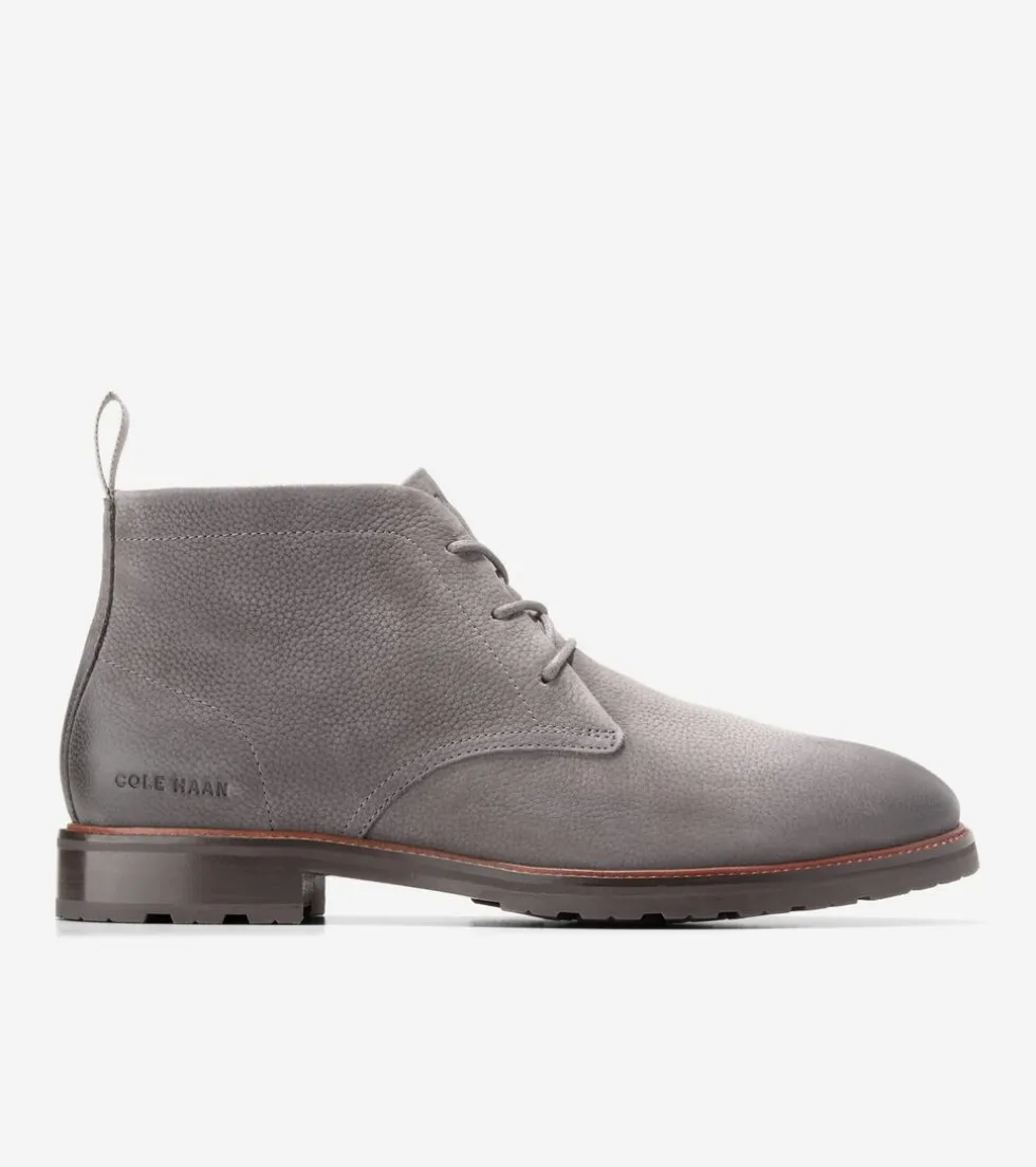 Cole Haan Dress Shoes|Boots*Men's Berkshire Lug Water-Resistant Chukka Boots Pavement-Demitasse