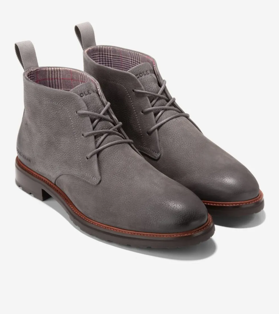 Cole Haan Dress Shoes|Boots*Men's Berkshire Lug Water-Resistant Chukka Boots Pavement-Demitasse