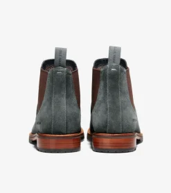Cole Haan Dress Shoes|Boots*Men's Berkshire Lug Water-Resistant Chelsea Boots TurbulenceSuede-Natural