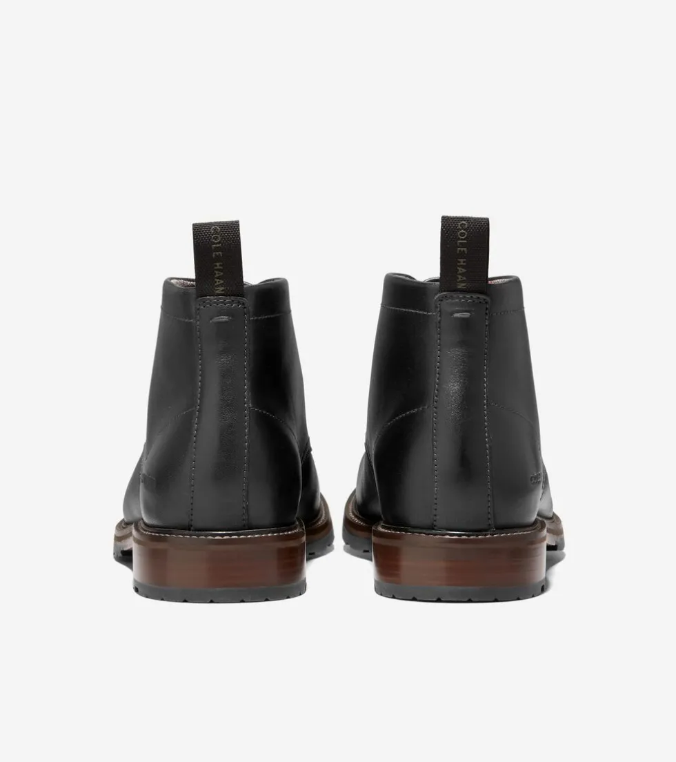 Cole Haan Dress Shoes|Boots*Men's Berkshire Lug Water-Resistant Chukka Boots Black-Truffle
