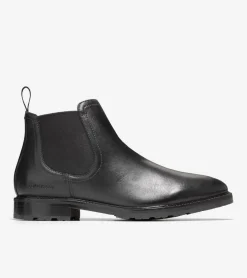 Cole Haan Dress Shoes|Boots*Men's Berkshire Lug Water-Resistant Chelsea Boots Black