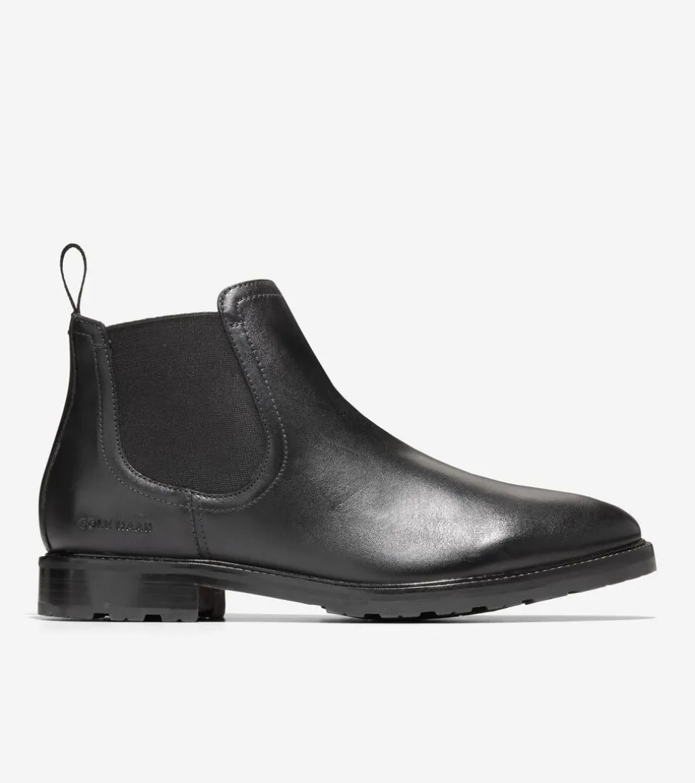Cole Haan Dress Shoes|Boots*Men's Berkshire Lug Water-Resistant Chelsea Boots Black
