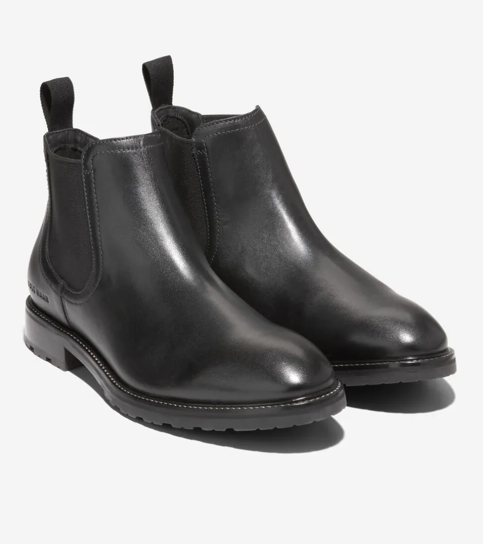 Cole Haan Dress Shoes|Boots*Men's Berkshire Lug Water-Resistant Chelsea Boots Black