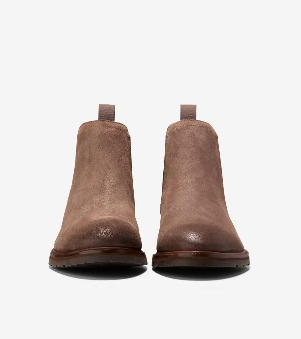 Cole Haan Dress Shoes|Boots*Men's Berkshire Lug Water-Resistant Chelsea Boots DarkNatural