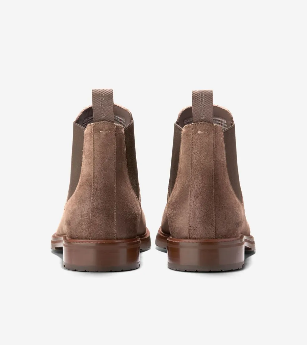 Cole Haan Dress Shoes|Boots*Men's Berkshire Lug Water-Resistant Chelsea Boots DarkNatural