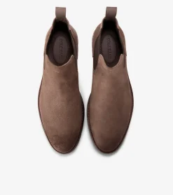 Cole Haan Dress Shoes|Boots*Men's Berkshire Lug Water-Resistant Chelsea Boots DarkNatural