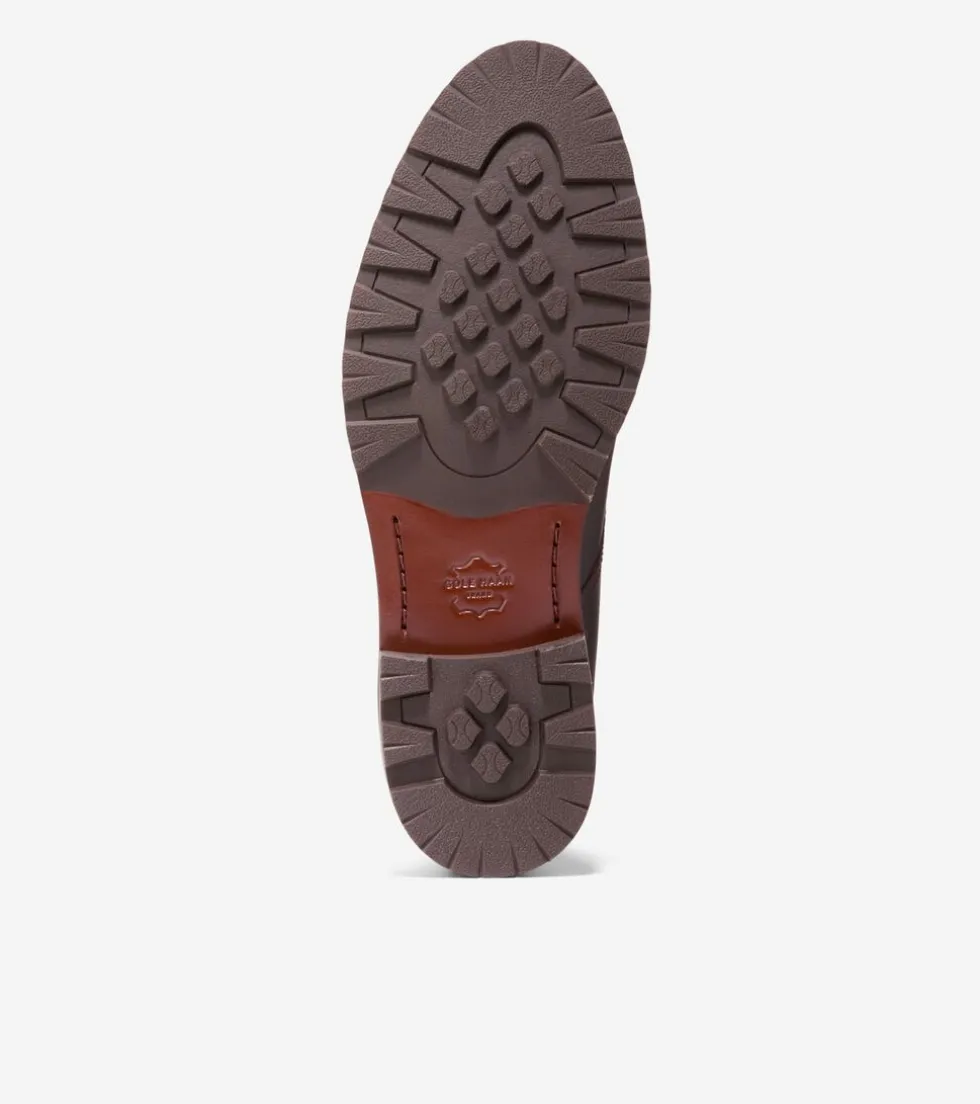 Cole Haan Dress Shoes|Boots*Men's Berkshire Lug Water-Resistant Chukka Boots Bloodstone-DarkNatural