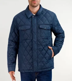 Cole Haan Quilted Jackets|Outerwear*Men's Diamond Quilted Jacket Navy
