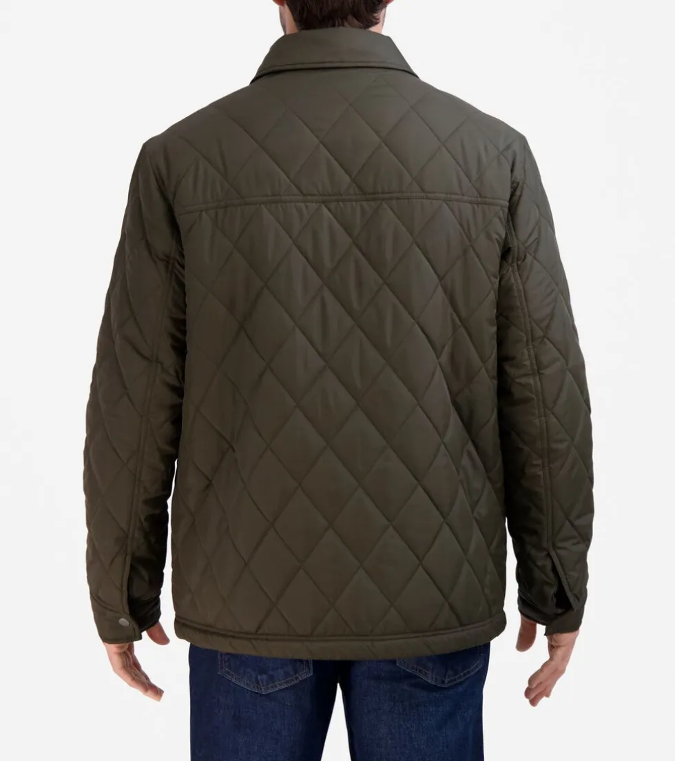 Cole Haan Quilted Jackets|Outerwear*Men's Diamond Quilted Jacket Olive