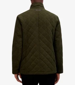 Cole Haan Quilted Jackets|Outerwear*Men's Diamond-Quilted Corduroy Jacket Olive