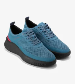 Cole Haan Sneakers*Men's Generation ZERØGRAND II Water-Resistant Ultra Sneakers IndianTeal-Tomato-Black