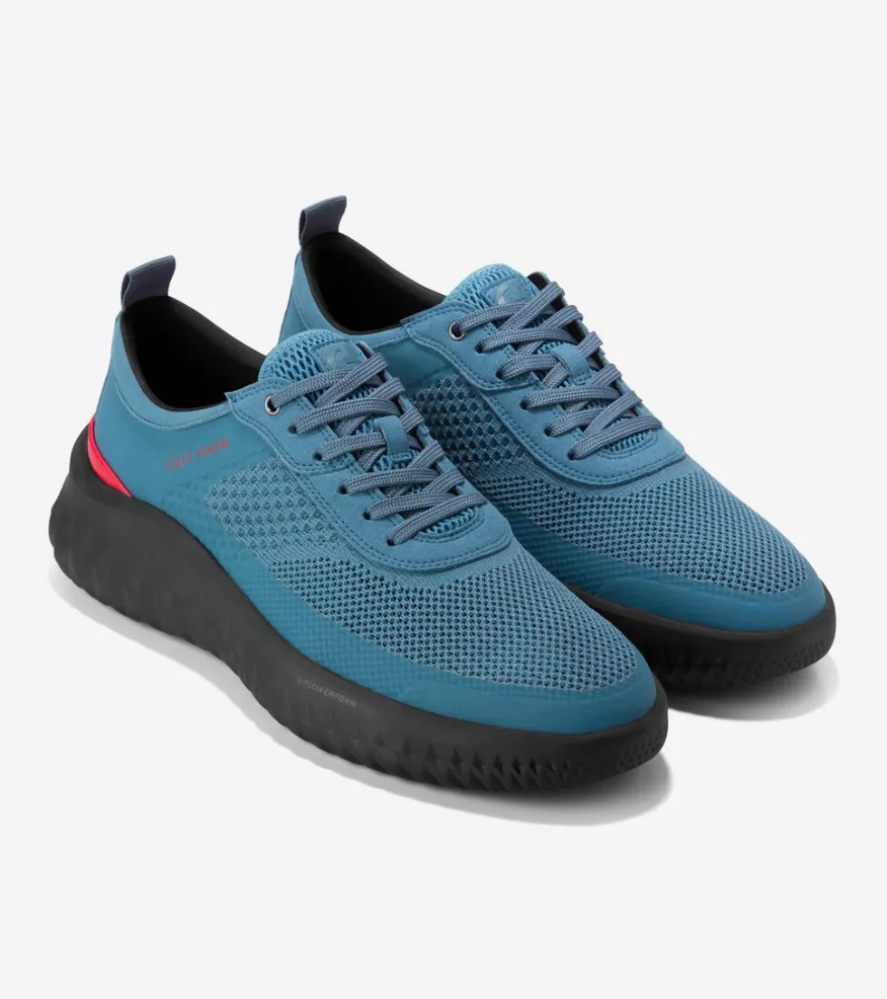 Cole Haan Sneakers*Men's Generation ZERØGRAND II Water-Resistant Ultra Sneakers IndianTeal-Tomato-Black