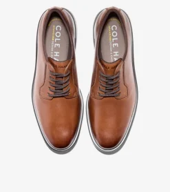Cole Haan Dress Shoes|Oxfords*Men's Grand Ambition Postman Oxfords BritishTan-DarkChocolate