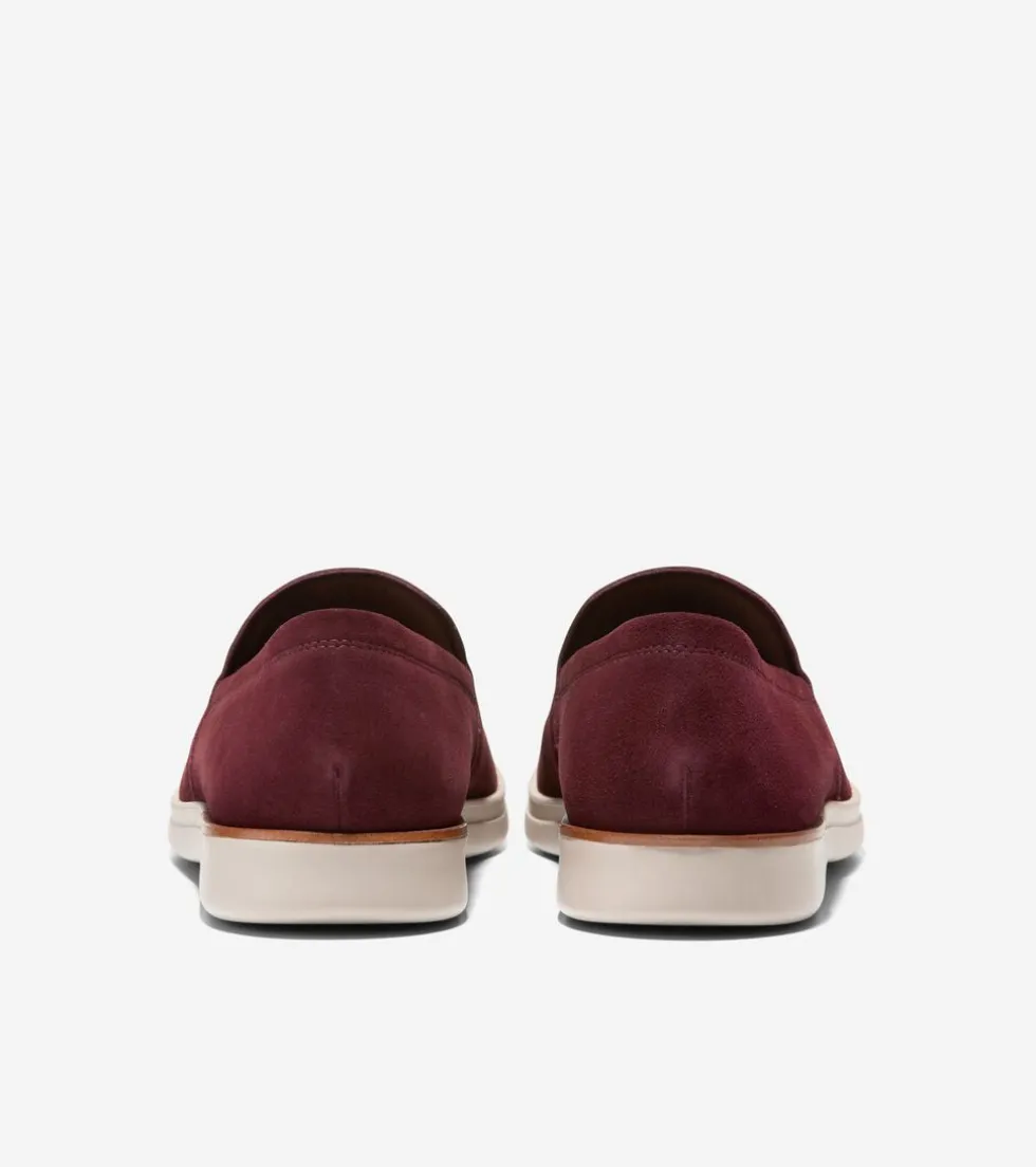 Cole Haan Loafers & Drivers*Men's Grand Ambition Slip-On Loafers Bloodstone-OxfordTan
