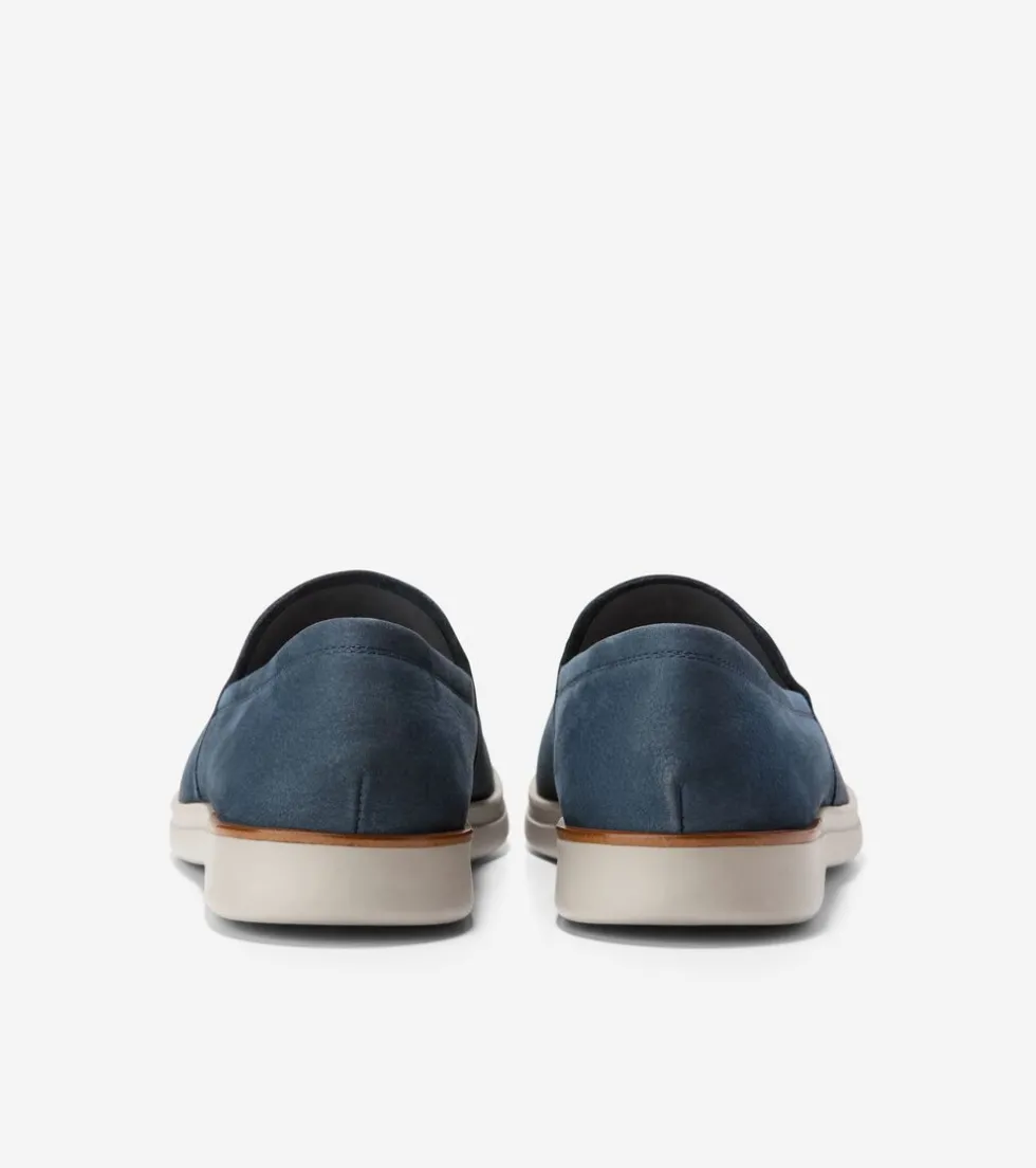 Cole Haan Loafers & Drivers*Men's Grand Ambition Slip-On Loafers Blueberry-OxfordTan