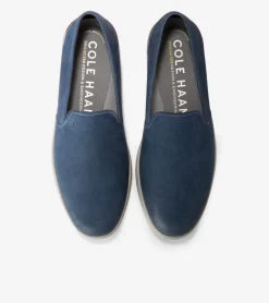 Cole Haan Loafers & Drivers*Men's Grand Ambition Slip-On Loafers Blueberry-OxfordTan