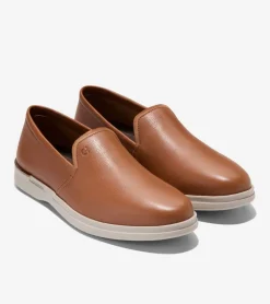 Cole Haan Loafers & Drivers*Men's Grand Ambition Slip-On Loafers BritishTan-OxfordTan