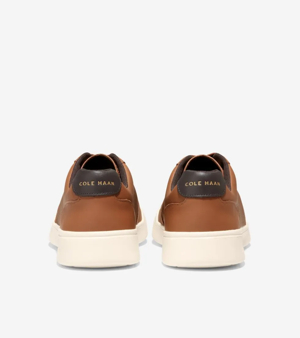 Cole Haan Extended Sizes & Widths|Sneakers*Men's Grand Crosscourt Modern Tennis Sneakers BritishTanPerforated-DarkBrown