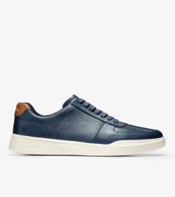 Cole Haan Extended Sizes & Widths|Sneakers*Men's Grand Crosscourt Modern Tennis Sneakers PeacoatPerforated-BritishTan