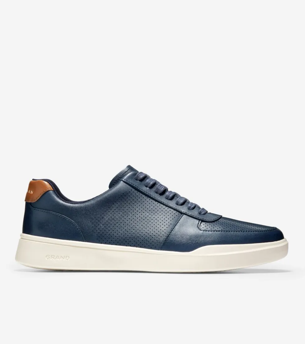 Cole Haan Extended Sizes & Widths|Sneakers*Men's Grand Crosscourt Modern Tennis Sneakers PeacoatPerforated-BritishTan