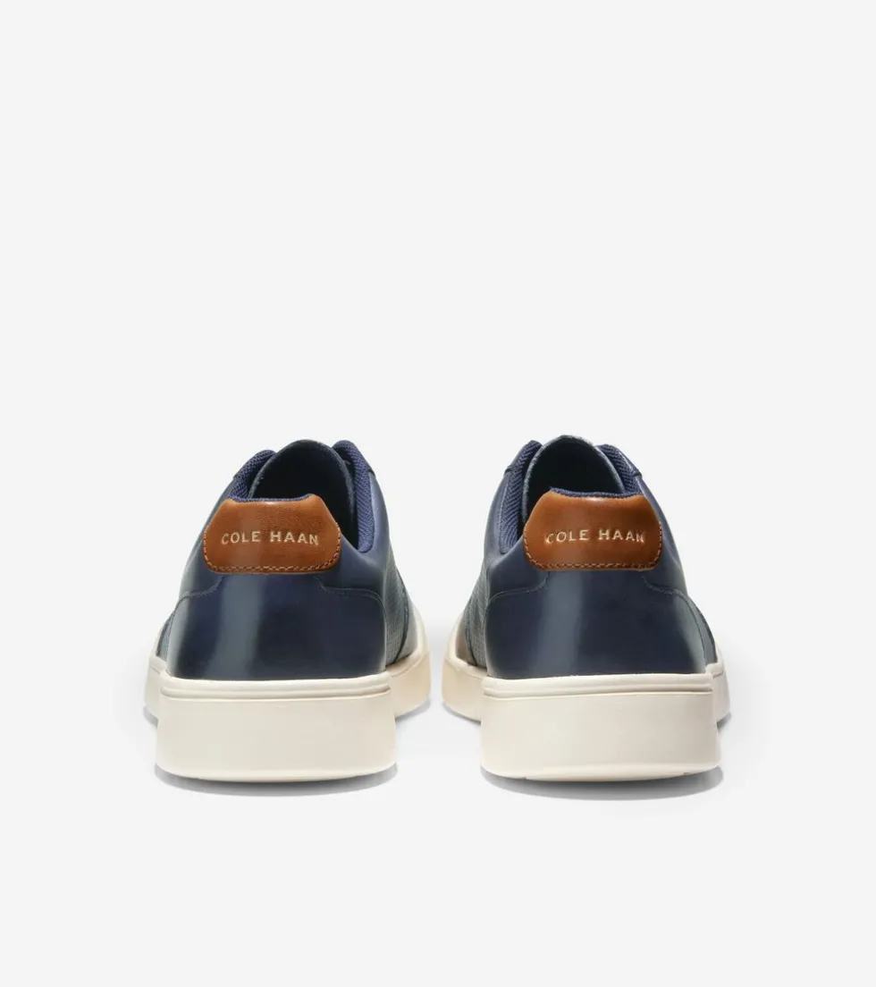 Cole Haan Extended Sizes & Widths|Sneakers*Men's Grand Crosscourt Modern Tennis Sneakers PeacoatPerforated-BritishTan
