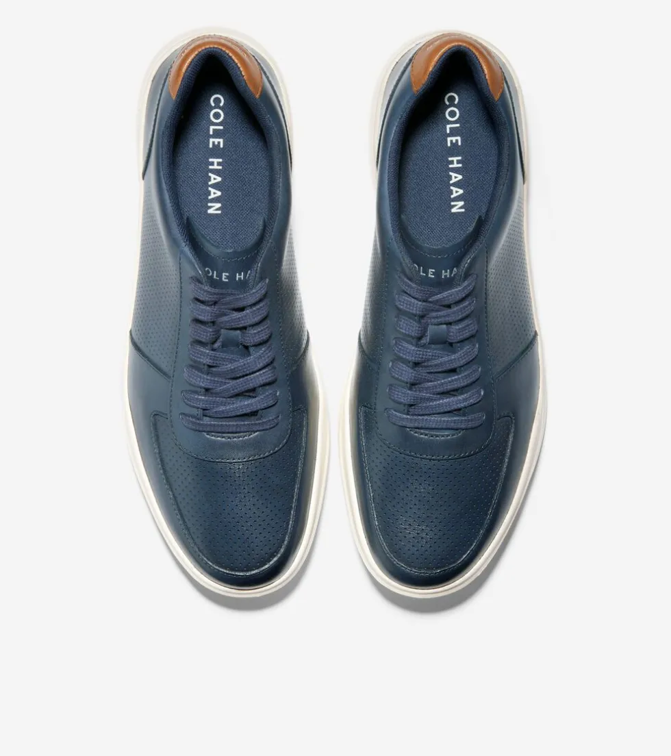 Cole Haan Extended Sizes & Widths|Sneakers*Men's Grand Crosscourt Modern Tennis Sneakers PeacoatPerforated-BritishTan