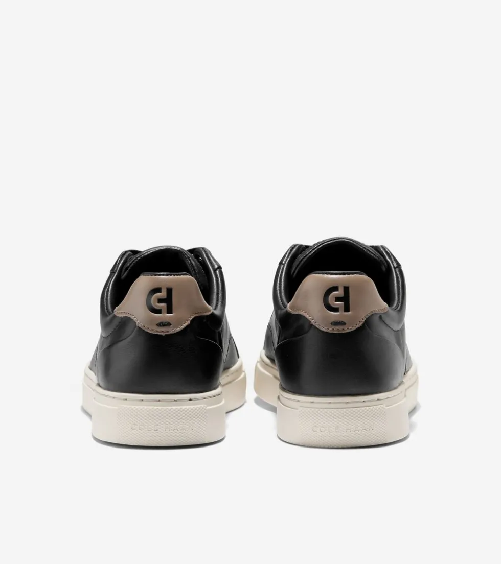 Cole Haan Sneakers*Men's Grand Kittery Court Sneakers Black-IrishCoffee-Ivory