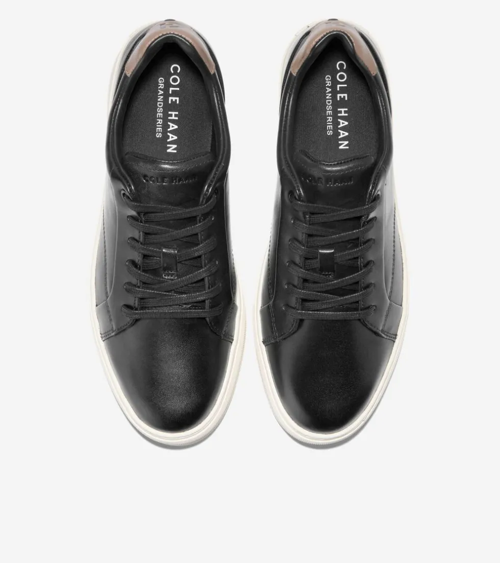 Cole Haan Sneakers*Men's Grand Kittery Court Sneakers Black-IrishCoffee-Ivory