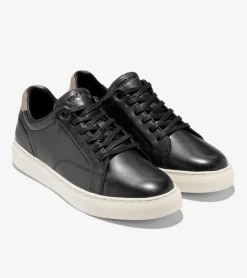 Cole Haan Sneakers*Men's Grand Kittery Court Sneakers Black-IrishCoffee-Ivory